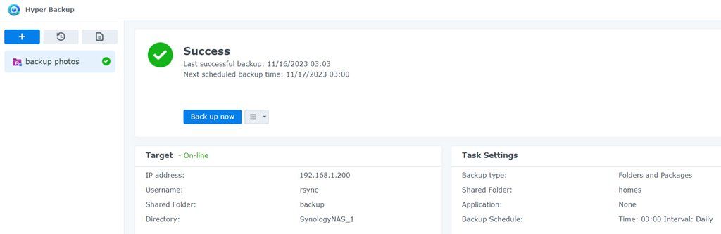 Synology off-site backup ข้อมูลด้วย rsync