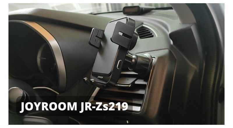 แท่นวางมือถือในรถยนต์ พร้อมชาร์จไร้สาย JOYROOM JR-Zs219