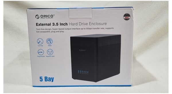 ORICO hard drive enclosure จุใจขนาด 5-bay (DS500C3)