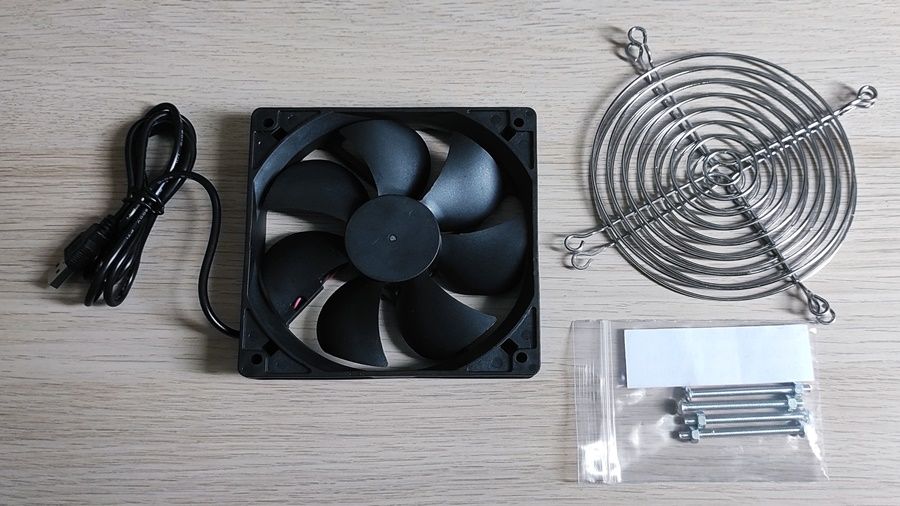 USB Fan 12CM พัดลมระบายความร้อน Router