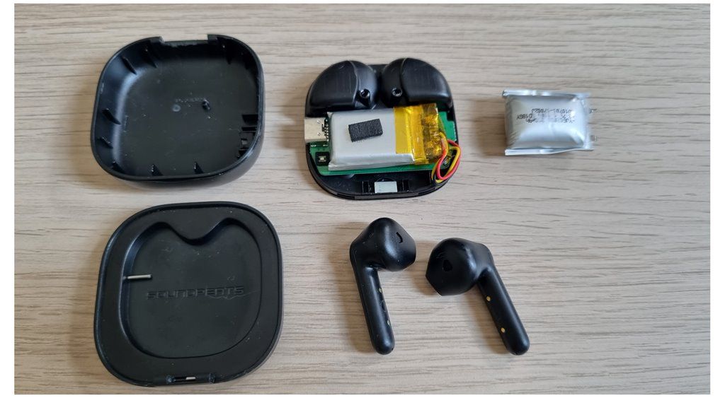 เปลี่ยนแบตเตอรี่ หูฟัง Soundpeats TrueAir 2