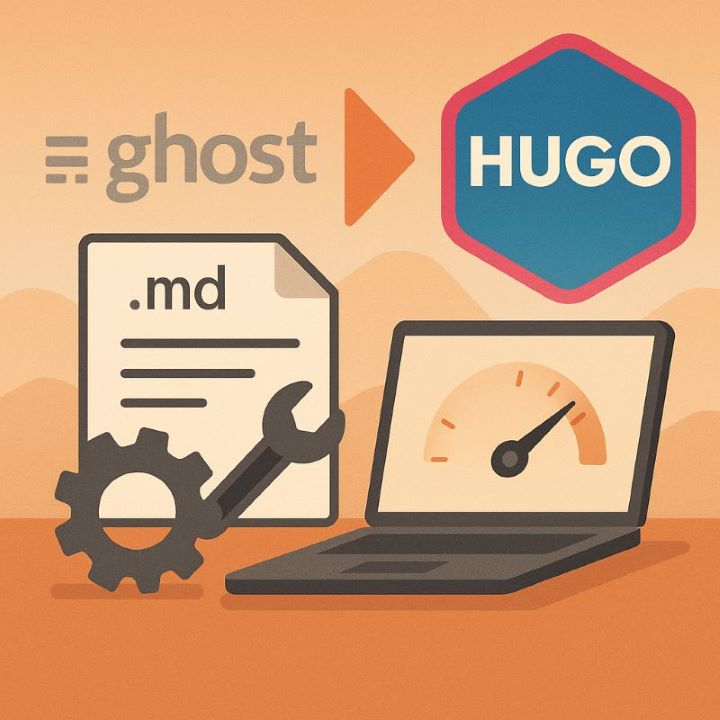 บันทึกการย้ายบล็อก Ghost สู่ Hugo